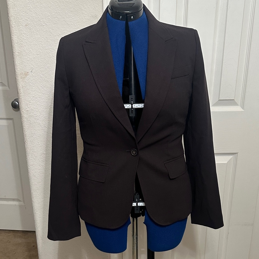 J. Crew Wool Brown Blazer size 8